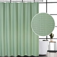 thumbnail image 1 of Yesfashion Shower Curtain, Hotel Quality Waffle Weave Textured Fabric Washable Shower Curtains for Bathroom, 1 of 8