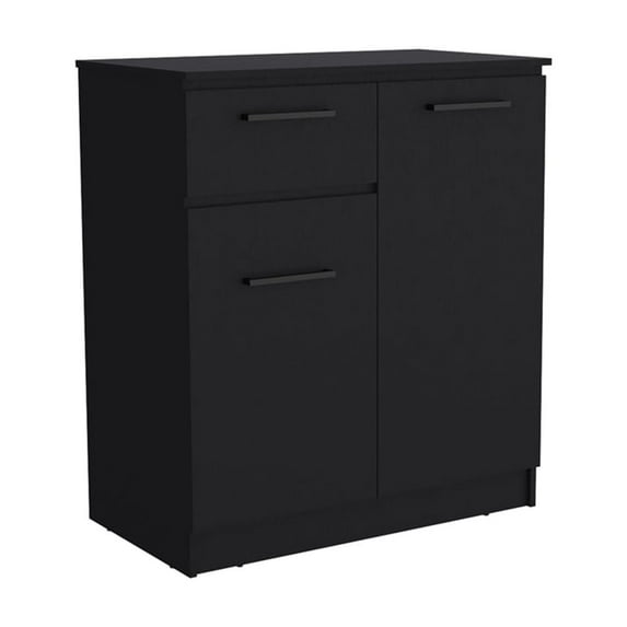 Yesfashion Sideboard Cabinet With Drawer And 2 Doors, Modern Buffet Cabinet With Storage, Accent Storage Cabinet For Living Room Kitchen Dining Room Bedroom