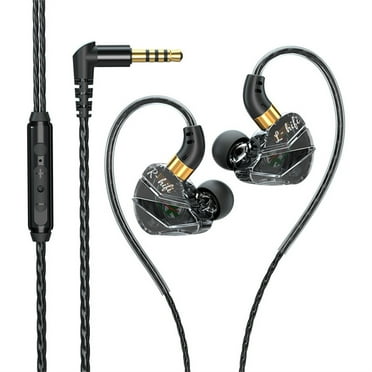 Yesfashion Sports Headphones 3.5mm In-Ear Wire Control Earphone With Microphone Hifi Sound Music Headset For Running
