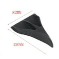 thumbnail image 1 of Yesfashion Universal Vortex Generators Roof Shark Fins Spoiler Wing Kit For Car Modification, 1 of 6