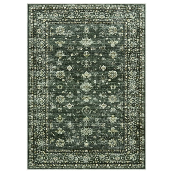 Yesfashion Washable Area Rugs: Rugs for Living Room Ultra Soft Carpet for Bedroom Waterproof Rug Non Slip Rugs for Hardwood Floors