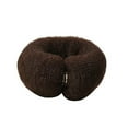 thumbnail image 1 of Yesfashion Women Nylon Hair Ring with Buckle Solid Color Long Strip Shape Donut Bun Hair Accessories, 1 of 9