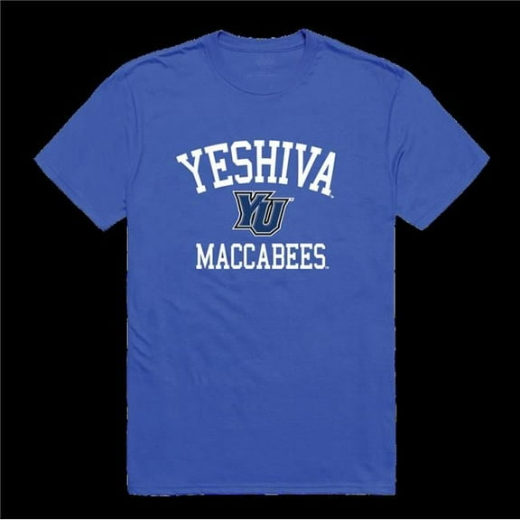 Yeshiva University Maccabees Arch T-Shirt, Royal - Extra Large