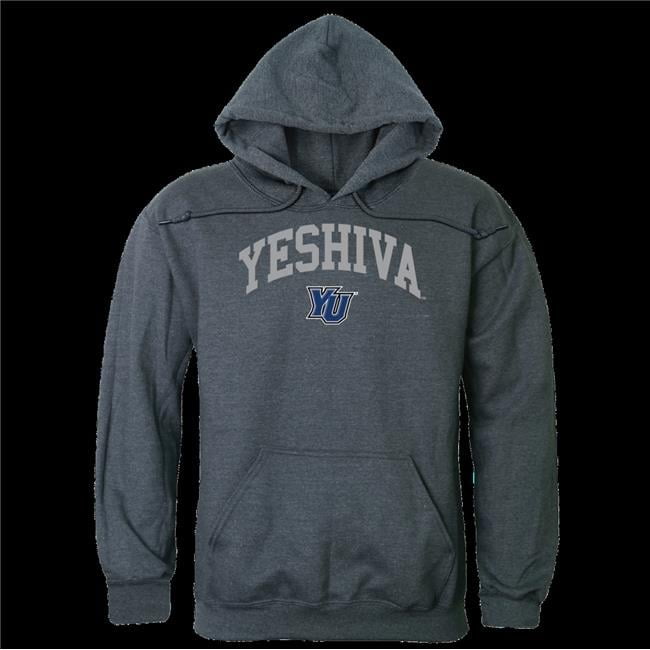Yeshiva University Maccabees Campus Hoodie Heather Charcoal Large