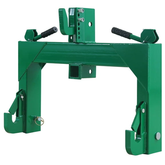 Yeshouse 3-Point Quick Hitch Category, 3000LB Category 1 & 2 Tractor Quick Hitch for Farm & Ranch Equipment, 27.5" Lower Arm Spacing, 14.5"-17.5" Height Adjustment