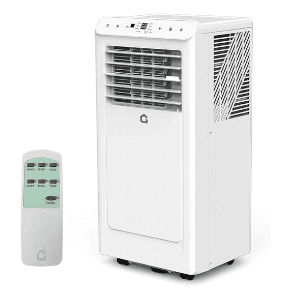 Yeshouse 8000 BTU 3-in-1 Portable AC Unit, Cool Rooms up to 350 Sq.Ft, Remote Control, Quiet 51dB, 24H Timer, Window Installation Kit, LED Display