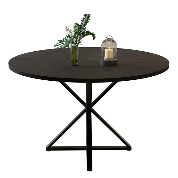 Yeshouse 47" Dining Table Featuring Wood Grain Texture and Adjustable Non-Slip Feet for Modern Homes