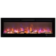 thumbnail image 1 of Yeshouse 50" Smart Electric Fireplace - Wall & Recessed Installation with Remote and Alexa Compatibility, 1 of 8