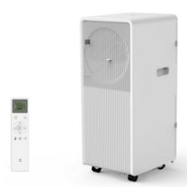 Yeshouse 8,000 BTU Portable AC Unit, 3-in-1 Cooling/Dehumidifier/Fan, Remote, 3-Speed, Sleep Mode, Energy Efficient Dual Motor, 24H Timer, for Rooms Up to 350 Sq.Ft, Easy Install Window Kit