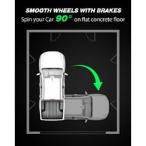Yeshouse Car Dolly Set of 2, 3000LBS Capacity Wheel Heavy Duty Tire Cart Moving Cars, Vehicle Dolly with 360° Rotational Wheel, Red