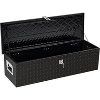 Yeshouse Diamond Plate Aluminum Toolbox with Handle & Lock, 39”