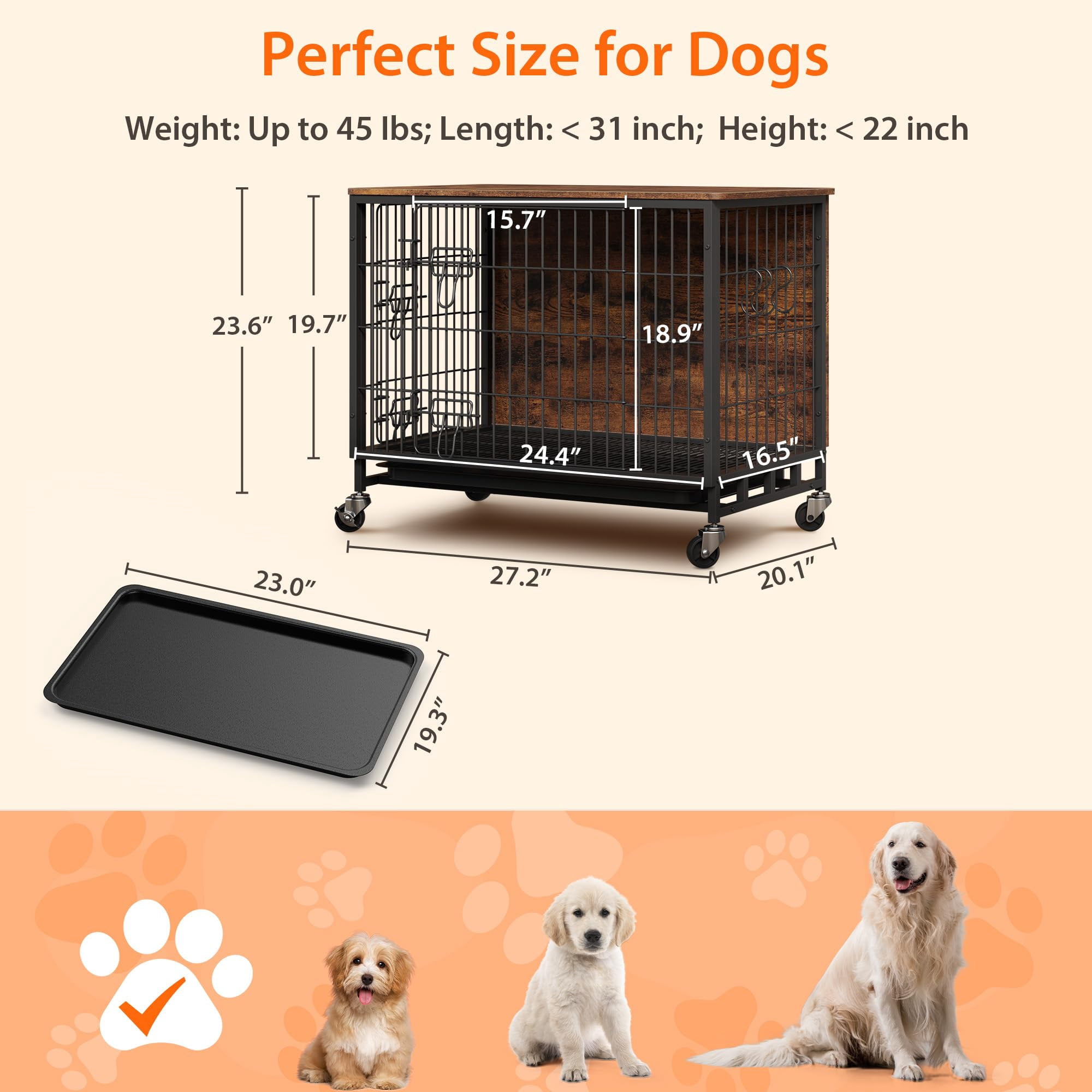 Photo inspiration: Picture Idea: Yeshouse Dog Crate 38 Xxl Heavy Duty Dog Crate Furniture
