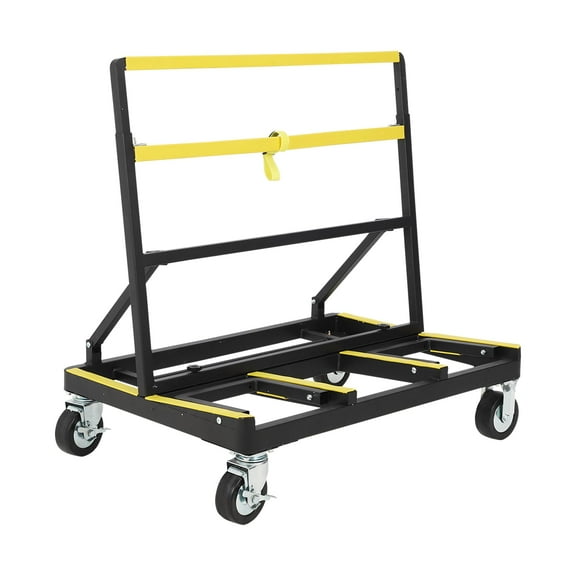 Yeshouse Folding Drywall Panel Cart Heavy Duty, Foldable Dolly 2200 lbs Capacity,Drywall Dolly with Rubber Swivel Casters, Extendable Panel Cart for Drywall, Plywood, Glass and Sheetrock