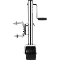 Yeshouse Heavy Duty Bolt-On Trailer Tongue Jack, 1500lbs, Dual Wheels