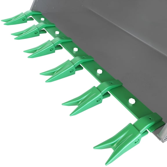 Yeshouse Heavy Duty Bucket Tooth Bar Designed for Sub-Compact Tractors, No Drilling Required, Fits 1/2-Inch or Smaller Bucket Cutting Edges
