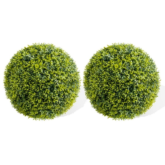 Yeshouse Large 16.5" Topiary Flower Balls, Indoor/Outdoor, 2-Pack