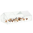 Yeshouse Large Metal Chicken Coop, Walkin Poultry Chicken Cage, Heavy