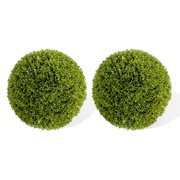 Yeshouse Large Topiary Flower Balls, Indoor/Outdoor, 16" (2 Pack)
