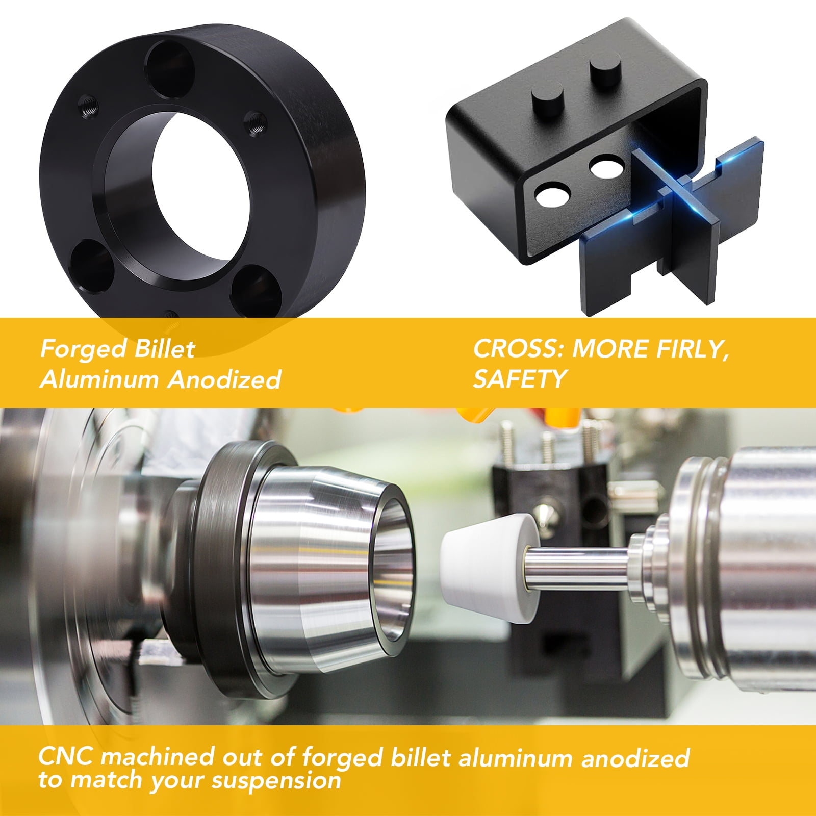 Yeshouse Leveling Lift Kits， Chassis Heightening Parts 0421 Ford F150