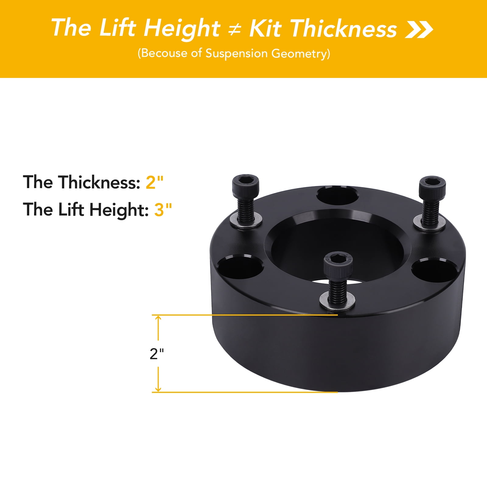 Yeshouse Leveling Lift Kits， Chassis Heightening Parts 0721 Silverado