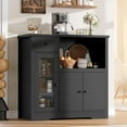 thumbnail image 1 of Yeshouse Pantry Storage Cabinet, Multipurpose Kitchen Sideboard with Drawer, 3 Doors & Adjustable Shelving, 1 of 7
