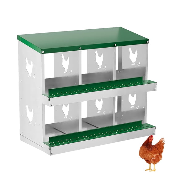 Yeshouse Roll Away Chicken Nest Box, 6/8/10 Section Egg Laying Nesting Box for Hens, Easy Egg Collection