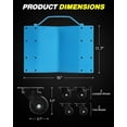 thumbnail image 1 of Yeshouse Wheel Dolly Set of 2, 4000 LBS Capacity, Heavy Duty Vehicle Dolly with 360° Rotational Wheels for Moving Cars, Trucks, Trailers, Motorcycles, Blue, 1 of 7