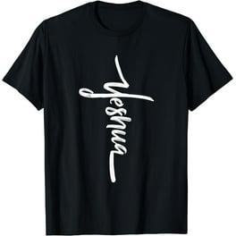 Yeshua Cross Tshirt By Regina London Yeshua Cross Tshirt By Regina London