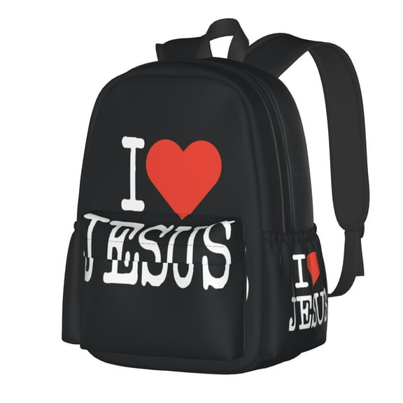 Yeshua Jesus Christian Multipurpose Backpack Lightweight School Work Large Capacity Laptop Packsack Picnic Camping Travel Backpacks