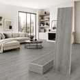 Yeslife 24-Piece Interlocking Luxury Vinyl Flooring Tile, 23.98 x 5.98 ...