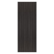 Yeslife 6-Pack Peel and Stick PVC Wood Slat Wall Panels, 48.03 in. x 15.75 in., Black Wood Finish, Thickened 3D Decorative Wall Panels for Living Room, Bedroom & Office
