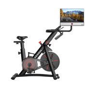 Yesoul G1M Plus Smart Exercise Bike with Screen, Magnetic Stationary Bike for Home Gym, Low Noise Indoor Cycling Bike with Tablet Mount