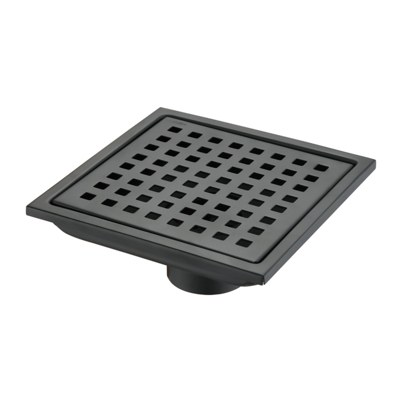 Yessy 6-inch Square Shower Floor Drain, Stainless Steel Shower Drain Pipe, Removable Tile Inserted Grille, Multifunctional Hair Catcher, Invisible Appearance or Flat Cover