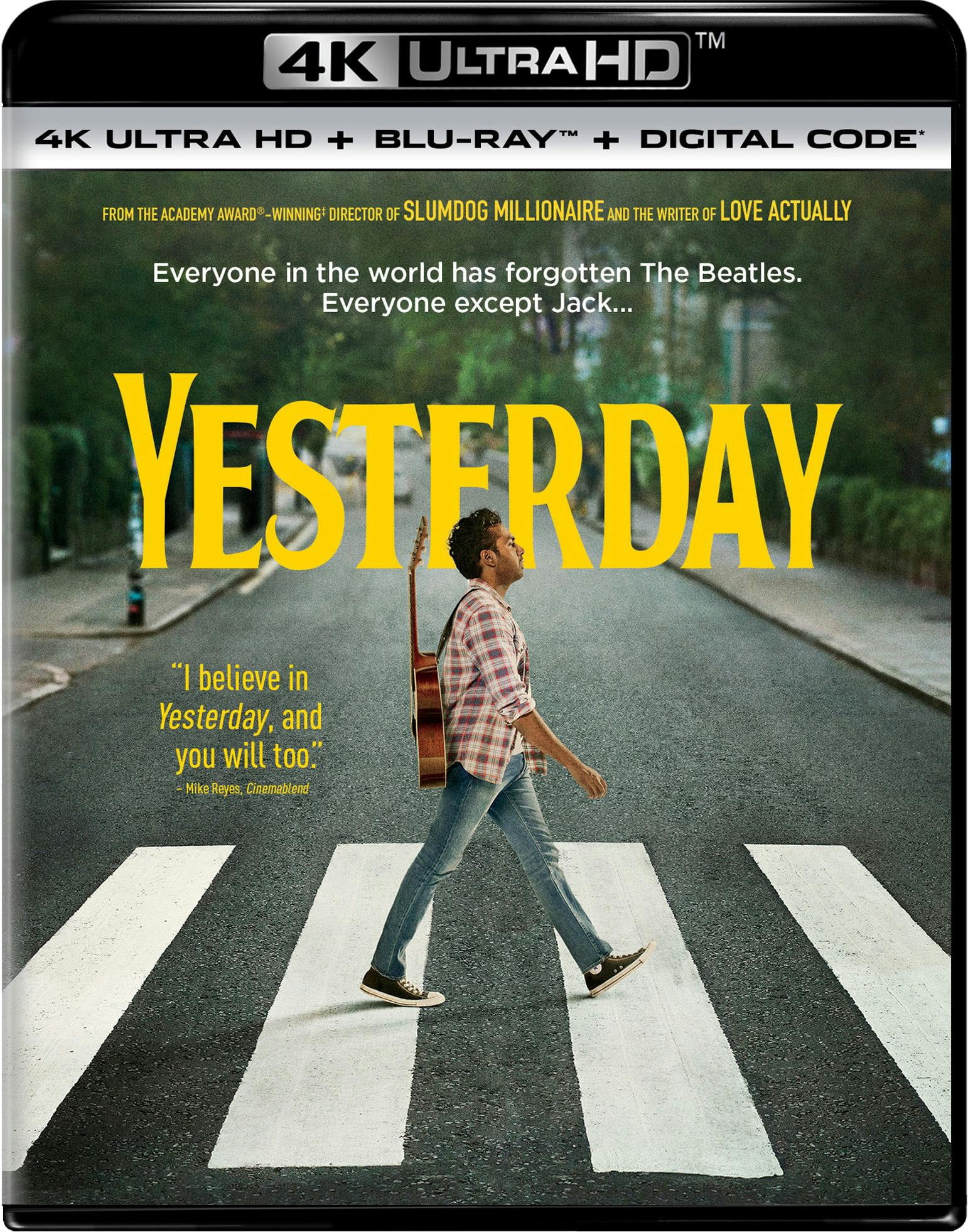 Yesterday (4K Ultra HD + Blu-ray) [UHD], Comedy, Romance - Walmart.com