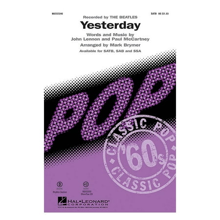 Hal Leonard Yesterday ShowTrax CD by The Beatles Arranged by Mark Brymer