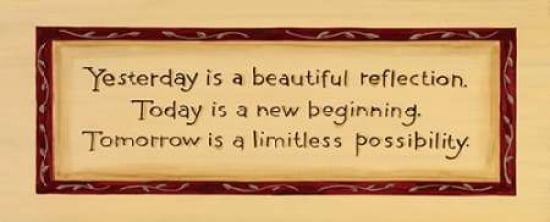 Yesterday-Today-Tomorrow Canvas Art - Karen Tribbet (24 x 48)