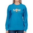 thumbnail image 1 of Yesterday Tomorrow Now! Sweatshirt Women -Image by Shutterstock, Female XX-Large, 1 of 4