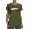 thumbnail image 1 of Yesterday Tomorrow Now! T-Shirt Women -Image by Shutterstock, Female 4X-Large, 1 of 4