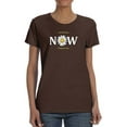 thumbnail image 1 of Yesterday Tomorrow Now! T-Shirt Women -Image by Shutterstock, Female Small, 1 of 4