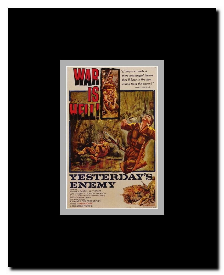 Yesterday's Enemy Framed Movie Poster