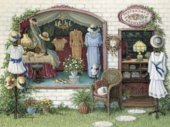 Yesterdays Fashions Canvas Art - Janet Kruskamp (22 x 28)