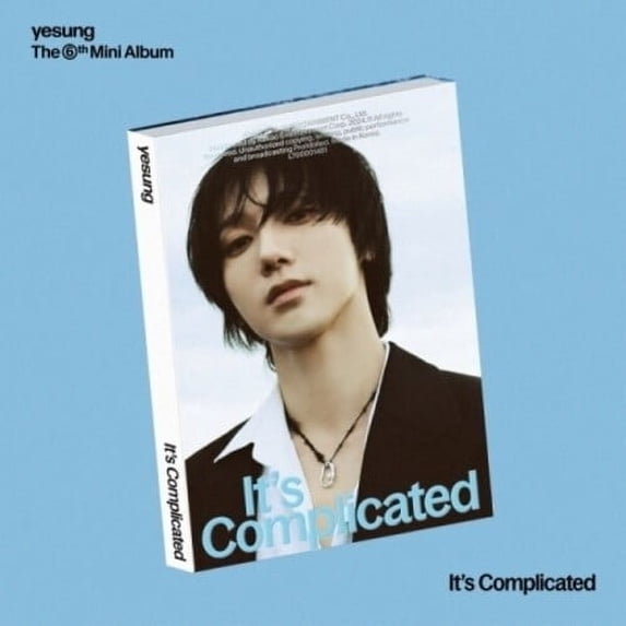 Yesung - It's Complicated - Feelings Version - incl. 48pg Photobook, Folded Poster, Bookmark, Lenticular Card, Lyric Paper + 2 Photocards - Music & Performance - CD
