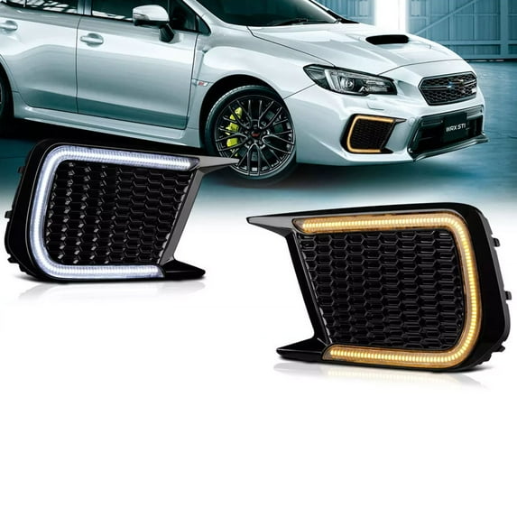 Yesurprise 1 Pair Left Right LED Daytime Running Lights DRL for Subaru WRX 2018-2021