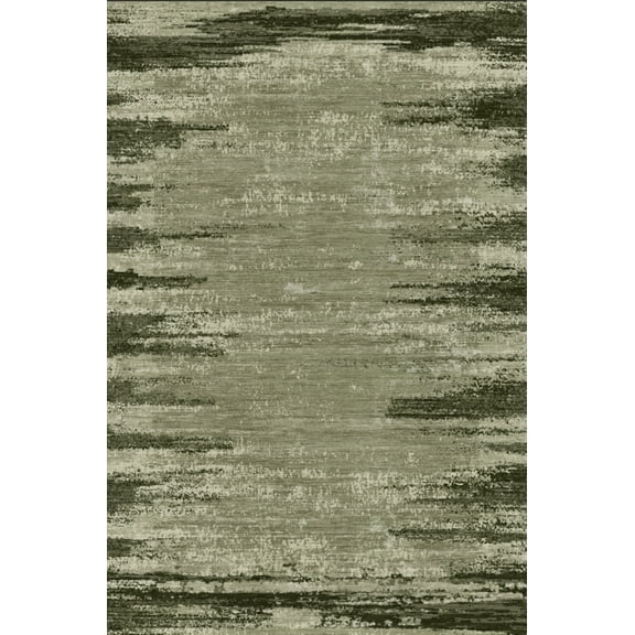Yesurprise 100% Polyester Area Rugs, 9x12ft, 1150Gsm, Abstract Mountain Rippling Green Tone Carpet