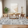 thumbnail image 1 of Yesurprise 100% Polyester Area Rugs - 9x12ft, 350Gsm Velvet, Pearl Velvet Cotton Tpr, Washed Folding Backing, Abstract Design, Grey Color, 1 of 7