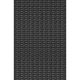 thumbnail image 1 of Yesurprise 1150Gsm 100% Polyester Area Rugs - 350Gsm Pile Weight - Pearl Pile Washed - Black Herringbone Imitation Linen Carpet - Modern Design - Foldable Simulation Printed - 4x4ft Round (122x122cm), 1 of 8