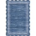 thumbnail image 1 of Yesurprise 1200Gsm 100% Polyester Area Rugs - 350Gsm Velvet, Pearl Velvet Washed, Modern Plain Navy Carpet, 1 of 8