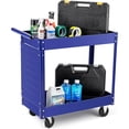 thumbnail image 1 of Yesurprise 2 Tier Rolling Tool Cart,330 Lbs Metal Heavy Duty Utility Cart On Wheels,2 Shelf Steel Utility Cart, Tool Storage Organizer for Mechanic, Garage, Workshop, Warehouse & Repair Shop, 1 of 7