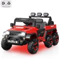 thumbnail image 1 of Yesurprise 24V Kids Ride on Car with 6 EVA Wheels, 4WD Battery Powered Electric Car with Music, LED Lights, Bluetoot, Toddler Electric Vehicle Toys, 1 of 8