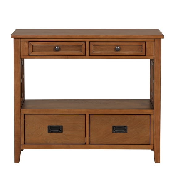 36 Entry Table Yesurprise 36 Inch Farmhouse Console Table with 4 Drawers 1 Storage ...